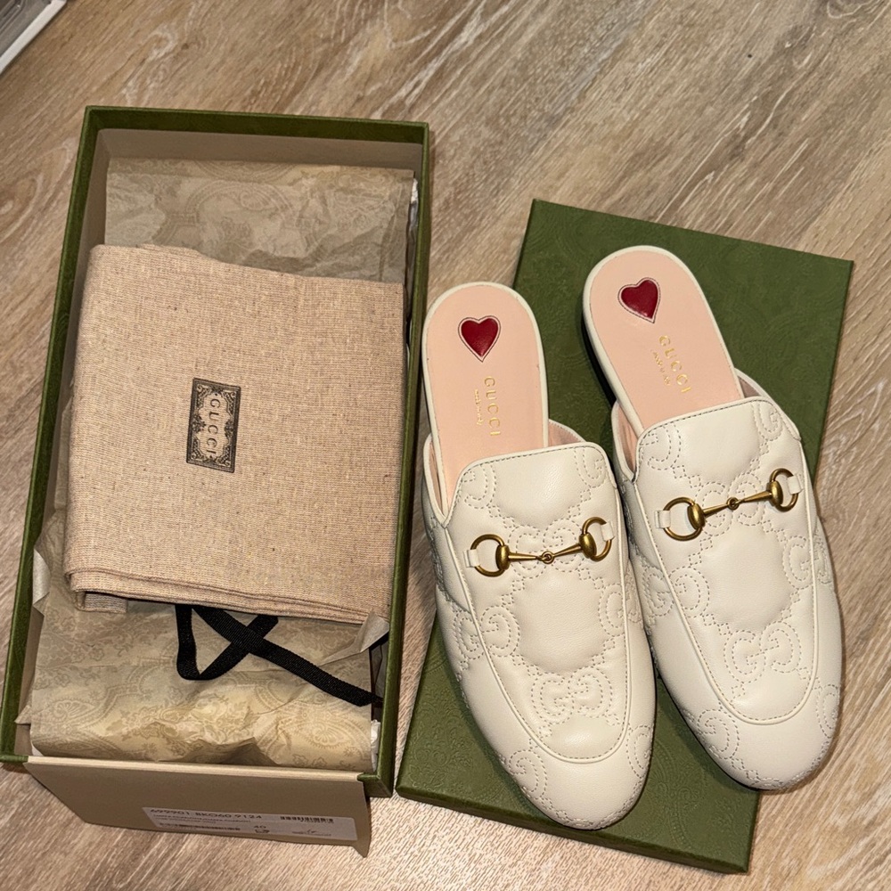 Gucci Cream Princetown